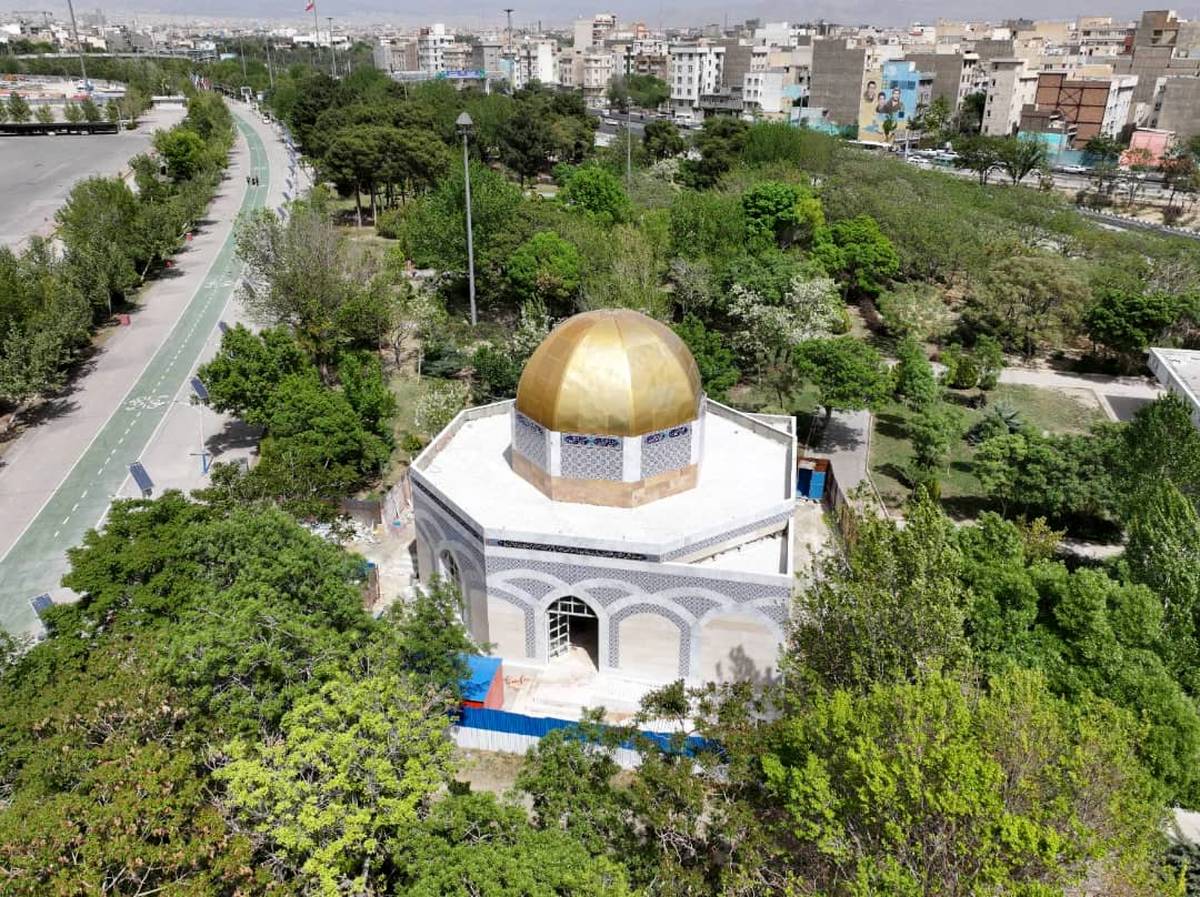 ‍ یادمان شهیدگمنام بوستان بزرگ ولایت آماده بهره برداری است