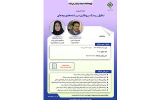 کارگاه آموزشی با عنوان: "تحلیل ریسک پروفایل در رشته ‌های بیمه ‌ای"