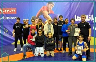 کسب رتبه سوم منطقه۱۲ در مسابقات پهلوانک های استان تهران