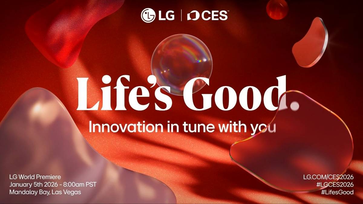 نمایش «نوآوری هم‌نوا با شما» توسط شرکت ال‌جی در CES 2026
