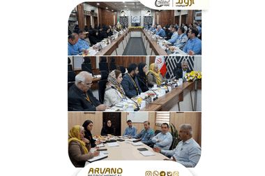 نشست مشترک پتروشیمی اروند و راه‌آهن جنوب برای احداث جایگاه ریلی بارگیری کاستیک مایع