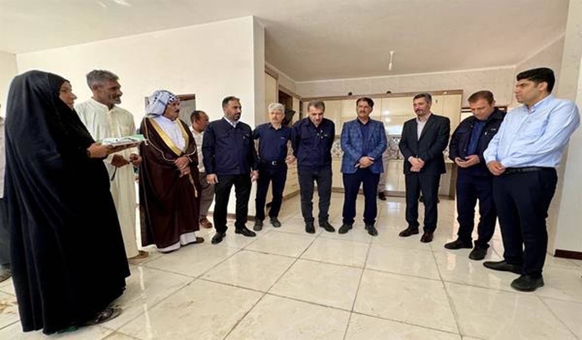 ساخت کامل دو منزل مسکونی در منطقه جُفیر توسط پالایش گاز هویزه خلیج‌فارس