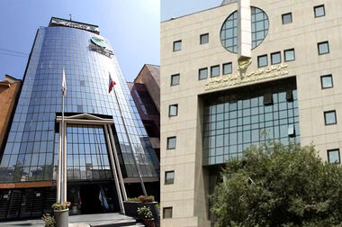 جلسه مشترک مدیر عامل پست بانک ایران با معاون بانک ، بیمه و شرکت های دولتی وزارت امور اقتصادی و دارایی