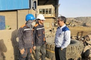 بازدید مدیرعامل فولاد سنگان از خطوط انتقال و سنگ‌شکن معادن سنگان 