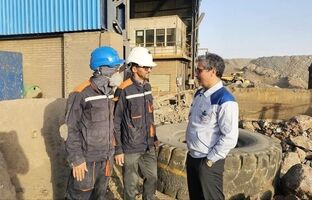 بازدید مدیرعامل فولاد سنگان از خطوط انتقال و سنگ‌شکن معادن سنگان 