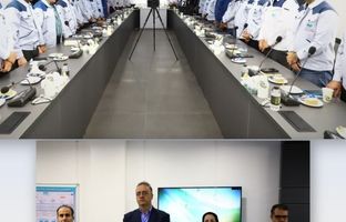 برگزاری ارزیابی جایزه ملی بهره‌وری معدن و صنایع معدنی در شرکت فولاد سنگان