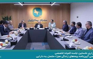 برگزاری نخستین جلسه کمیته تخصصی بررسی آیین‌نامه بیمه‌های زندگی مجزا-متصل به دارایی