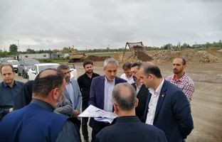 نظارت میدانی مدیرعامل سازمان منطقه آزاد انزلی بر پروژه‌های عمرانی