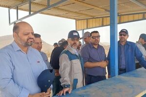 بازدید مدیر نظارت ایمپاسکو از مجتمع سنگ آهن جلال‌ آباد زرند