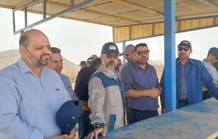 بازدید مدیر نظارت ایمپاسکو از مجتمع سنگ آهن جلال‌ آباد زرند