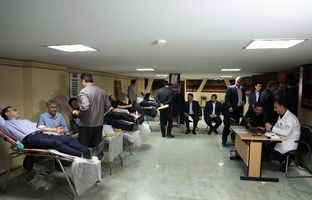 مشارکت کارکنان بانک سینا در پویش اهدای خون