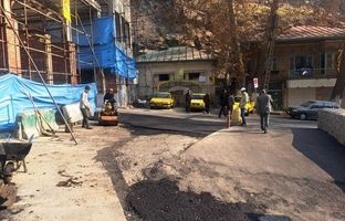 دوربرگردان ورودی میدان سربند تعریض شد