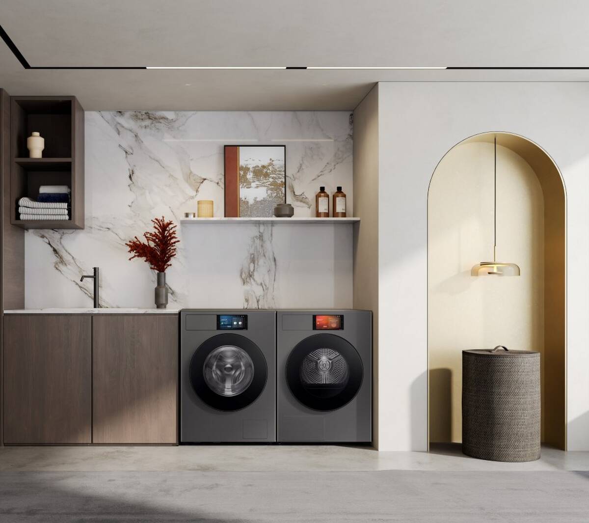 سامسونگ از لباسشویی‌های سری Bespoke AI مجهز به فناوری AI Home رونمایی کرد