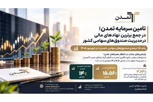 تامین سرمایه تمدن؛ در جمع برترین نهادهای مالی در مدیریت صندوق‌های سهامی کشور / رشد ۱۵ درصدی صندوق‌های سهامی «تمدن» در شهریور ۱۴۰۵