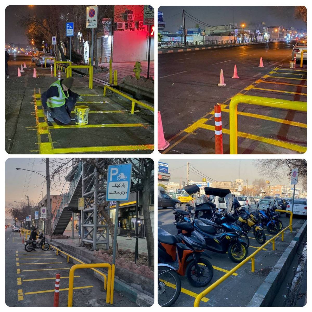  احداث پارکینگ های اختصاصی موتورسیکلت در منطقه۹