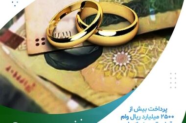 پرداخت بیش از چهارهزار میلیارد ریال وام قرض الحسنه ازدواج و فرزندآوری