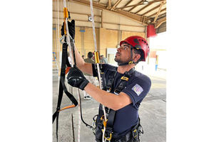  پالایش گاز هویزه مهارت کارکنان در عملیات ارتفاع را ارتقا داد