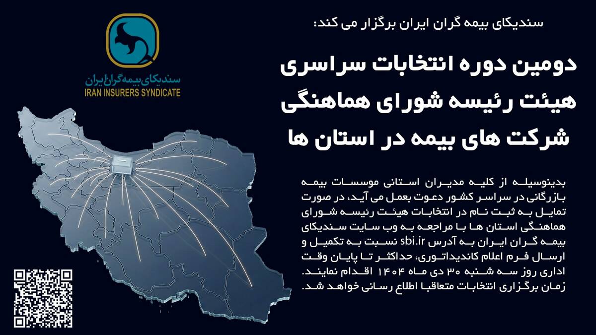 دومین دوره انتخابات سراسری هیئت‌رئیسه شورای هماهنگی شرکت‌های بیمه در استان‌ها