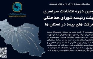 دومین دوره انتخابات سراسری هیئت‌رئیسه شورای هماهنگی شرکت‌های بیمه در استان‌ها