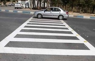 اجرای 350 هزار متر طول خط کشی محوری در معابر منطقه2