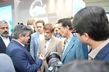 حضور مدیرعامل گروه سرمایه‌گذاری غدیر در غرفه پتروشیمی پردیس
