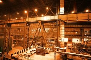 اصلاح اساسی سازه‌های حامل جرثقیل‌های حمل پاتیل مذاب فولاد مبارکه