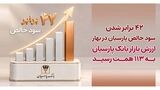 ۴۲ برابرشدن سودخالص پارسیان در بهار/ ارزش بازار بانک پارسیان به ۱۱۳ همت رسید