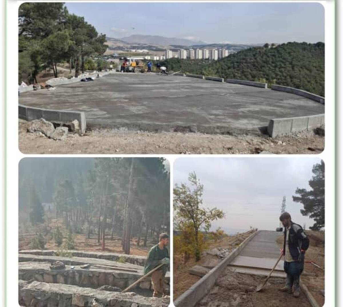 استمرار فاز دوم مسیر تندرستی بوستان بانوان حدیدچی در پهناورترین منطقه پایتخت