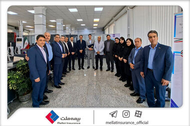  اعطای لوح و تندیس «گواهی تعهد به تعالی» به بیمه ملت