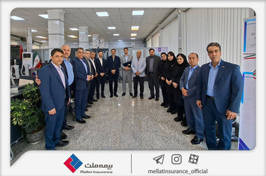  اعطای لوح و تندیس «گواهی تعهد به تعالی» به بیمه ملت