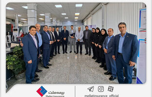 بازدید فرهادی پور و مدیران ارشد از شعب بیمه ملت؛ این بار کرمانشاه میزبان شد