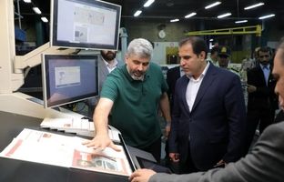  شهردار منطقه ۱۳ از بزرگ‌ترین کارگاه چاپ افست بازدید کرد
