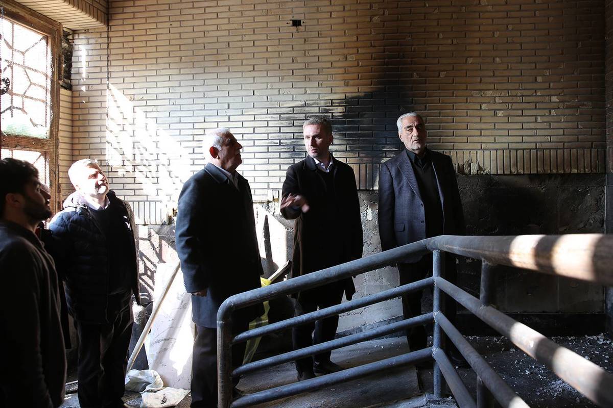 بازدید شهردار منطقه ۵ از مساجد آسیب‌دیده پونک و اباذر