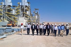 بازدید مدیرعامل شرکت ملی مس از طرح‌های توسعه‌ای مجتمع شهربابک