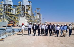 بازدید مدیرعامل شرکت ملی مس از طرح‌های توسعه‌ای مجتمع شهربابک