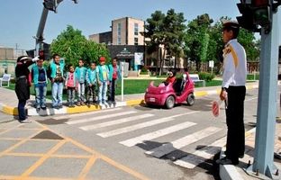 کودکان توان‌یاب منطقه ۲ پایتخت سفیر فرهنگ ترافیک شدند