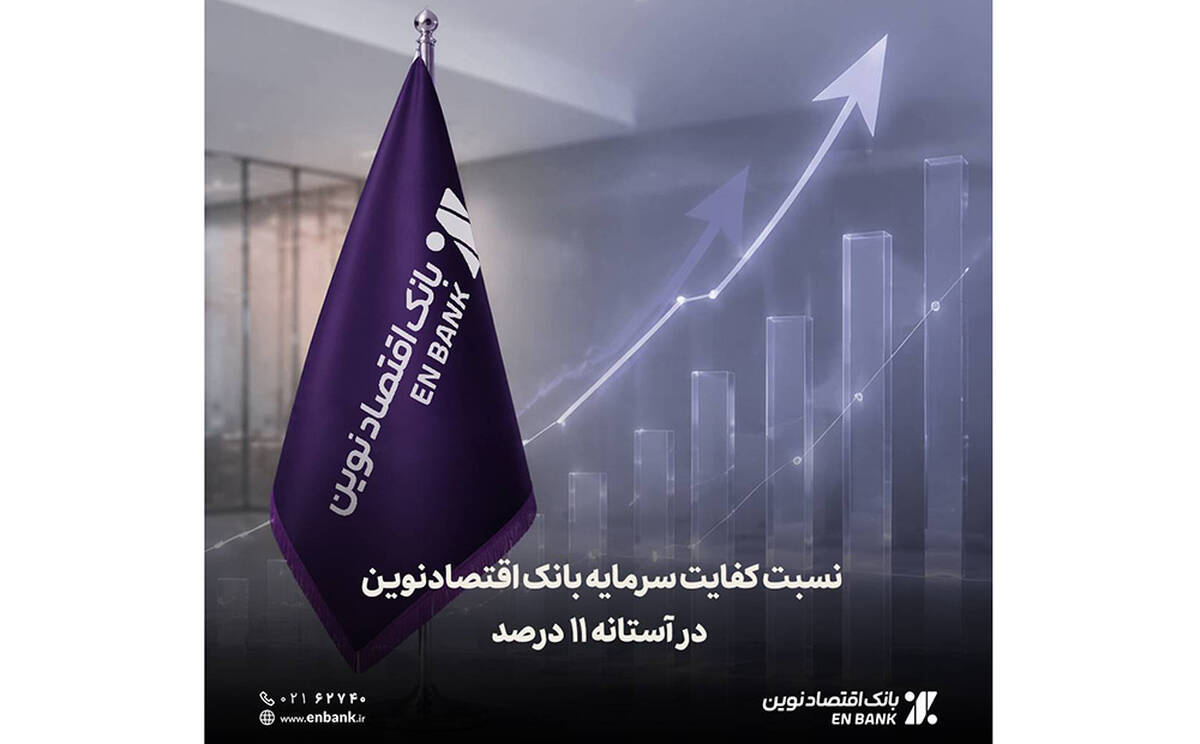  نسبت کفایت سرمایه بانک اقتصادنوین در آستانه 11 درصد