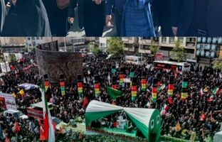 حضور خانواده بزرگ بیمه البرز  در آیین تشییع شهدای اقتدار ایران