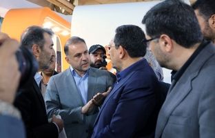 بازدید وزیر صمت از غرفه شرکت ملی صنایع مس ایران در نمایشگاه ایران کانمین ۲۰۲۵