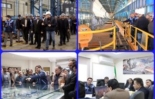 خط تولید کلاف فولاد سرمد آماده افتتاح رسمی شد