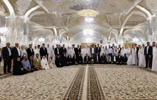 برگزاری جشن ازدواج کارکنان پالایشگاه ستاره خلیج فارس در حرم مطهر رضوی