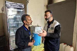 بازدید تیم نظارت HSE  شهرداری تهران از قرارگاه‌های اربعین در مرز خسروی و سامرا