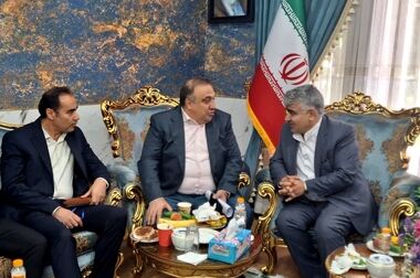 بررسی طرح‌های توسعه‌ای معادن صبانور در دیدار با استاندار کردستان