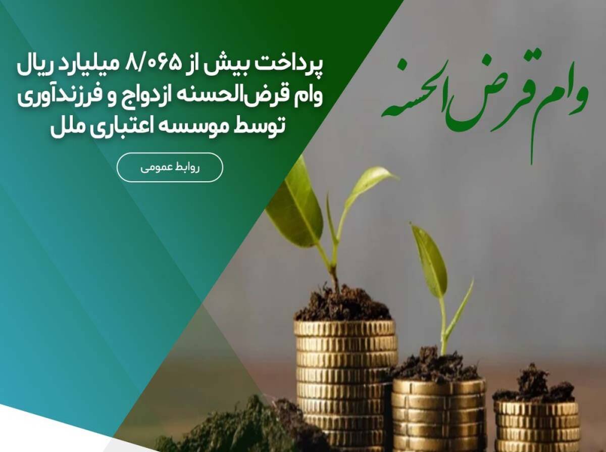 پرداخت بیش از ۸/۰۶۵ میلیارد ریال وام قرض‌الحسنه ازدواج و فرزندآوری توسط موسسه اعتباری ملل