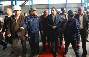 بهره‌برداری از کارخانه کلاف سرمد ابرکوه با سرمایه‌گذاری چادرملو