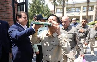 اعزام ۳۵ جهادگر برای خدمت به زائران اربعین / بیش از ۲۰ تن کیسه زباله و ده‌ها مخزن از عمود ۱ الی ۵۰۰ در طریق توزیع می‌شود