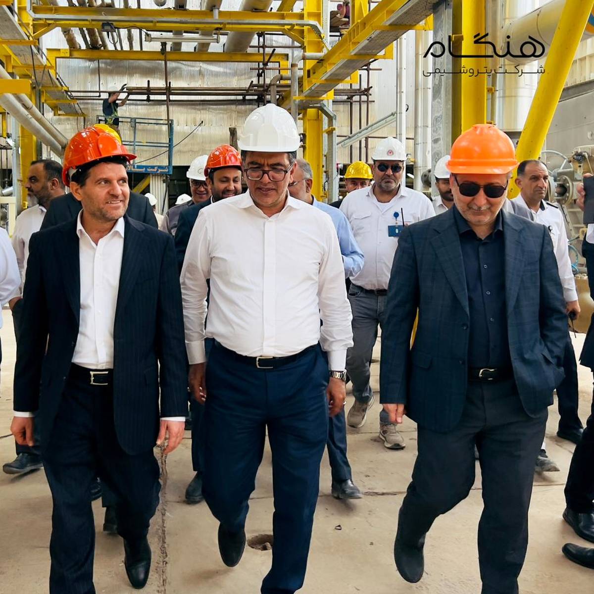 بازدید مدیر عامل شرکت ملی صنایع پتروشیمی از هنگام
