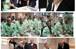 دیدار مدیرعامل بیمه دی با جانبازان بیمارستان صدر همزمان با بزرگداشت روز جانباز