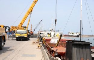 رکورد جدید تخلیه و بارگیری کشتی در مجتمع بندری کاسپین شکسته شد