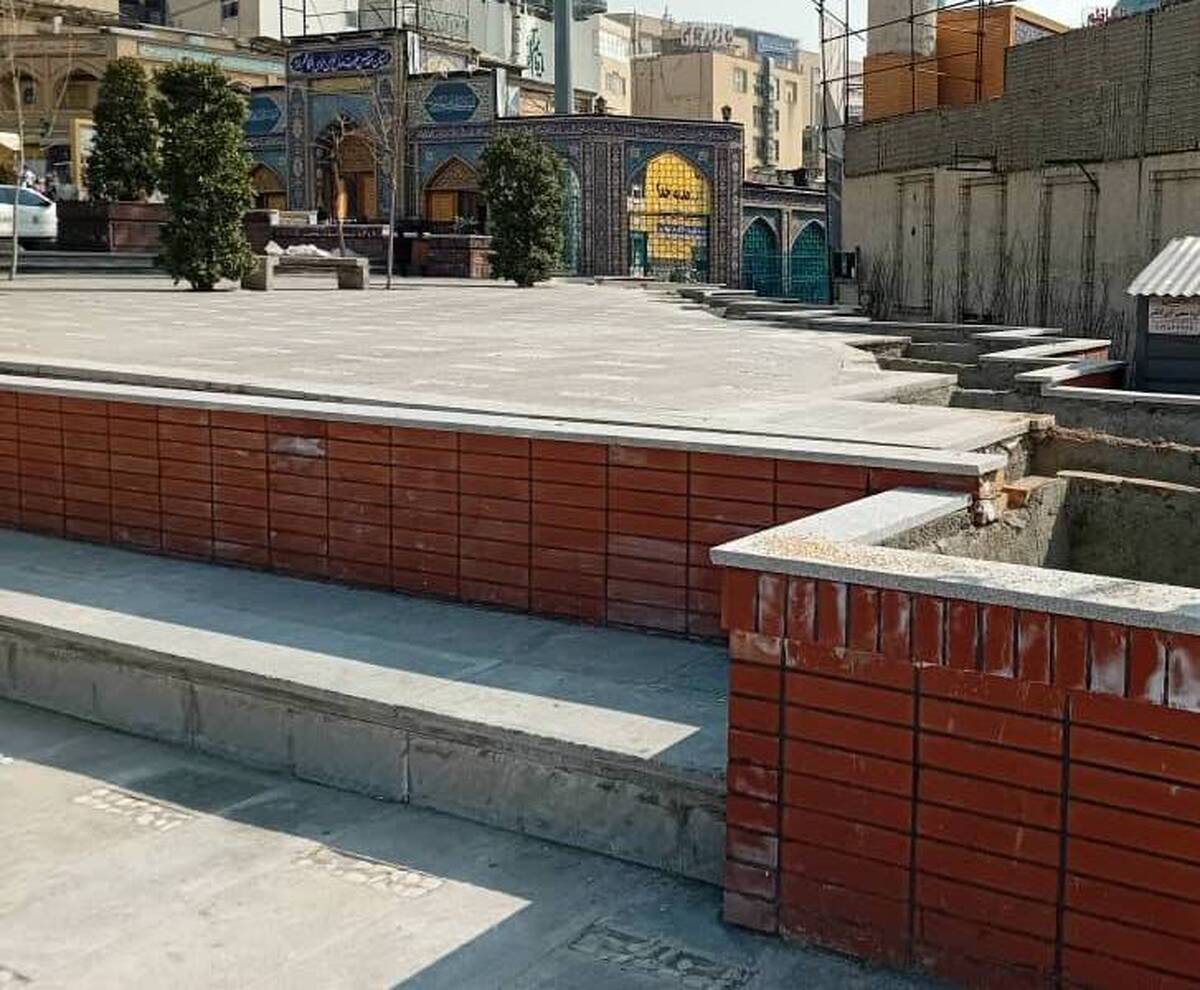 فضاسازی یکپارچه میدانگاه تجریش برای زائران و گردشگران نوروزی